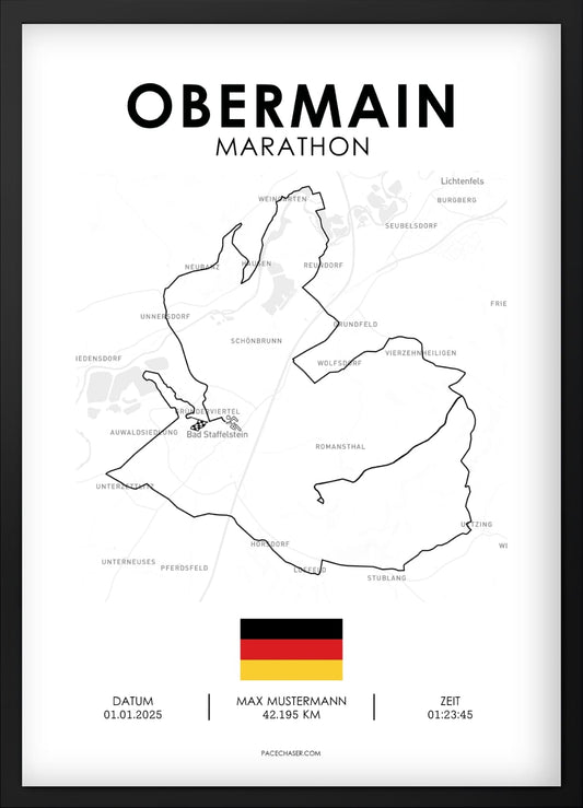 Maraton Obermain plakat