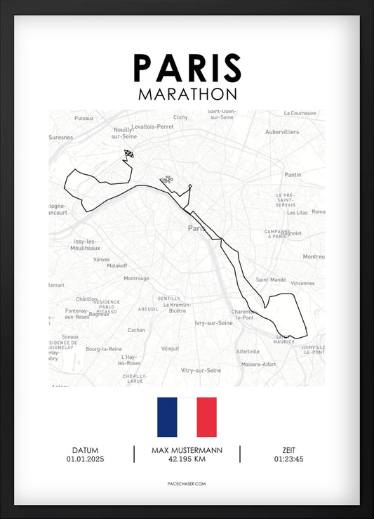 Marathon Paris Poster