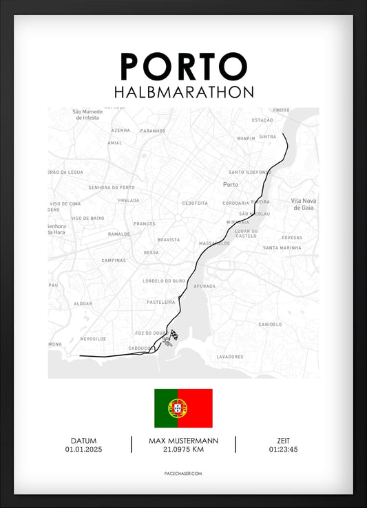 Halbmarathon Porto Poster