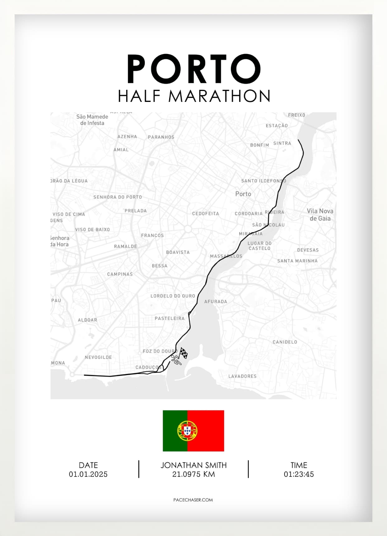 Porto Half Marathon Poster