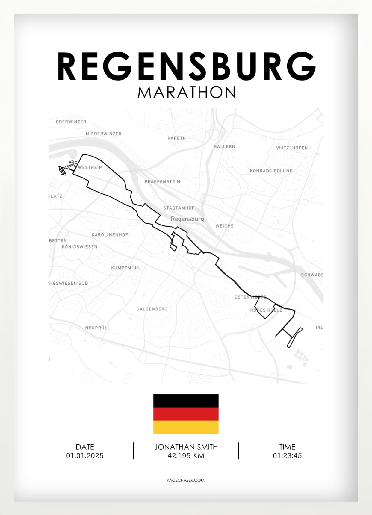 Regensburg Marathon Poster
