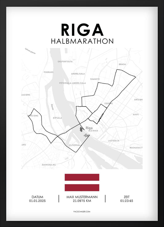 Halbmarathon Riga Poster