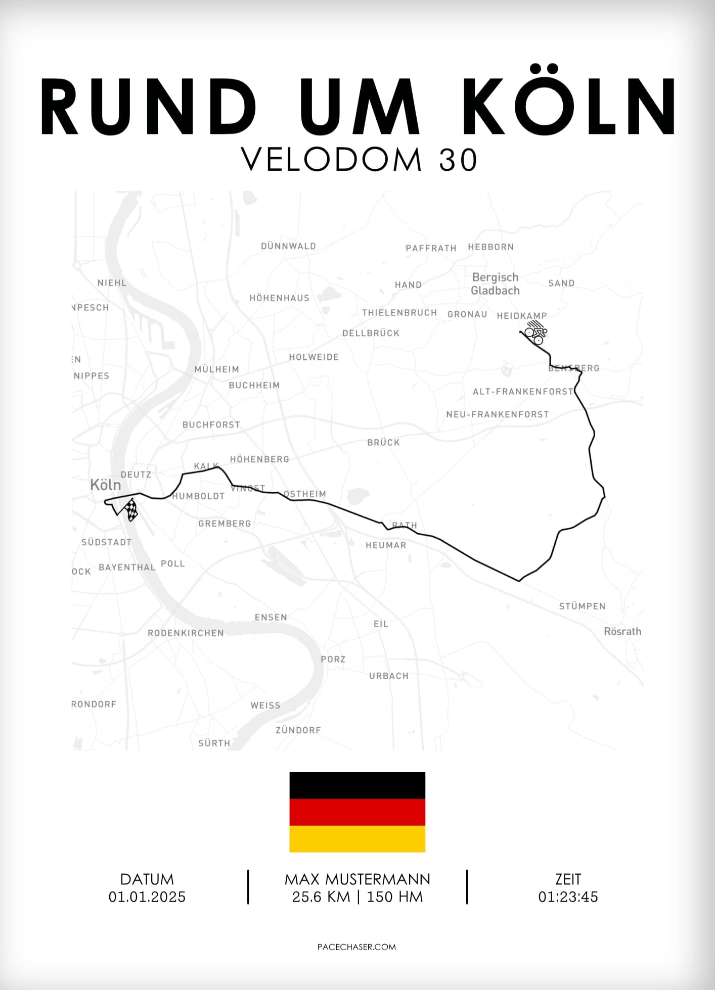 Rund um Köln Poster (Radrennen)