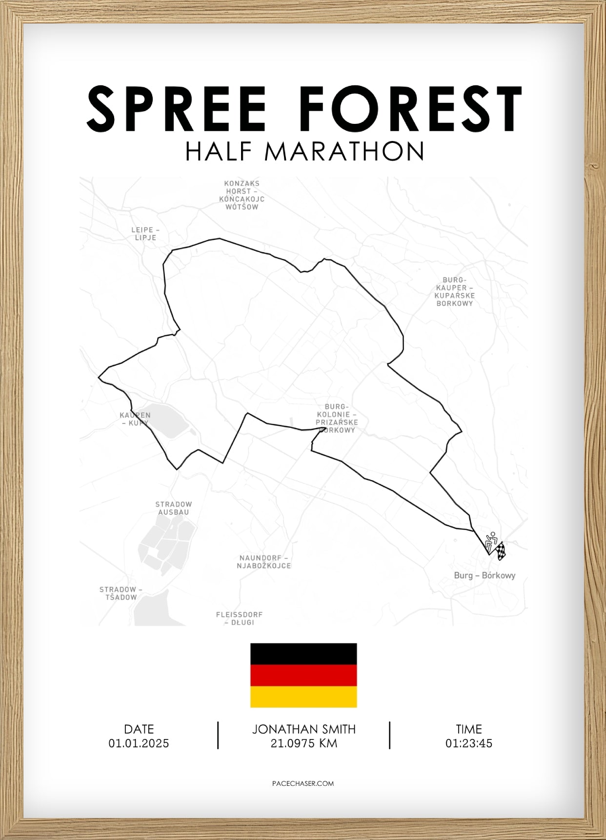 Halbmarathon Spreewald Poster