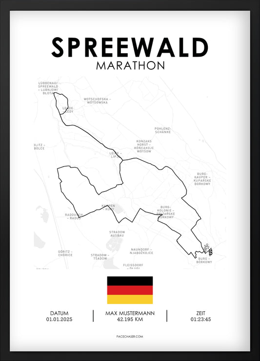 Marathon Spreewald Plakat