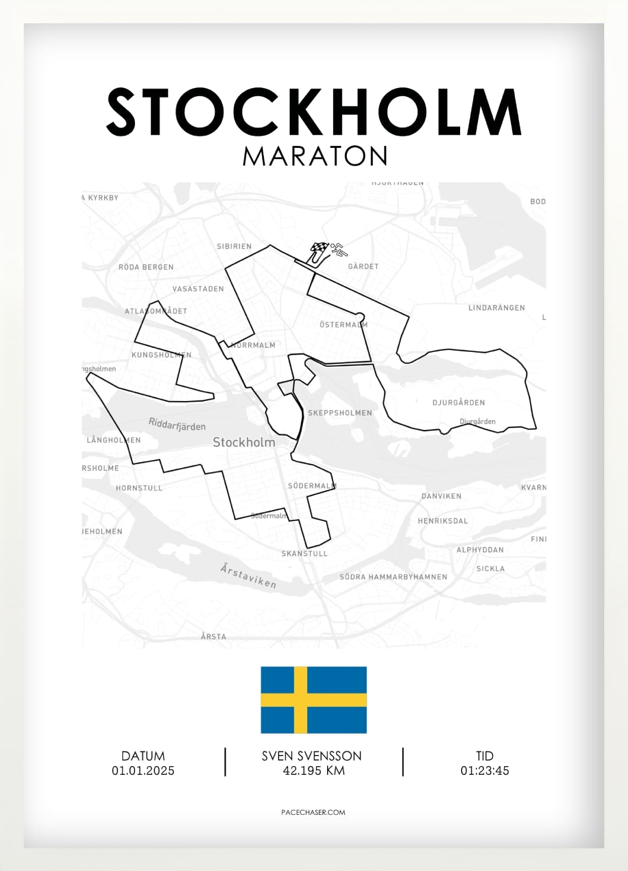Marathon Stockholm Poster - ab 2026