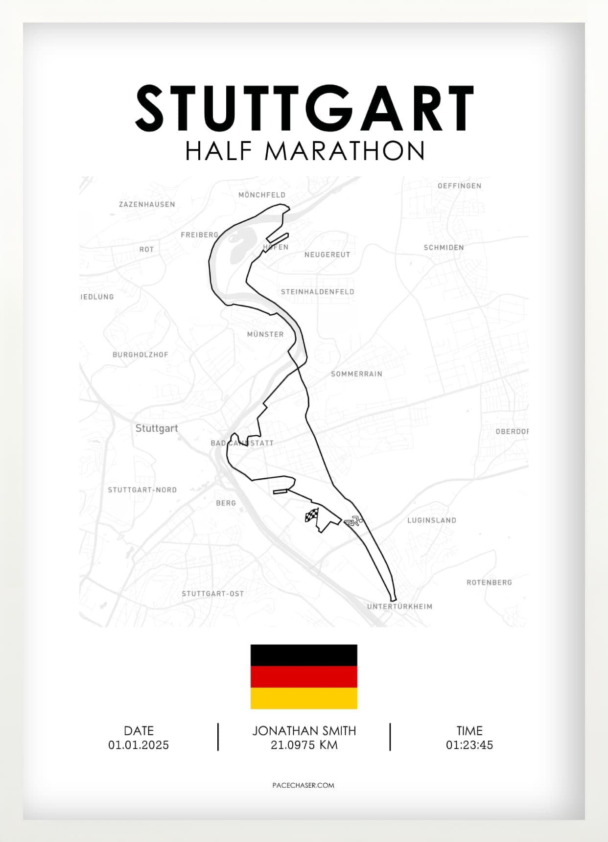 Stuttgart Half Marathon Poster