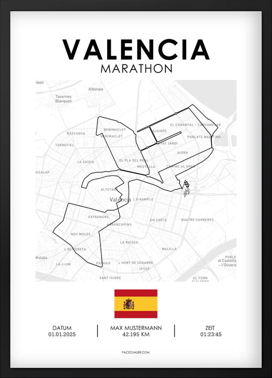 Marathon Valencia Poster (2025)