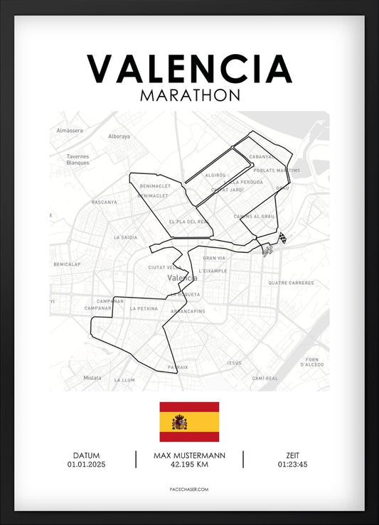 Marathon Valencia Poster (2024)