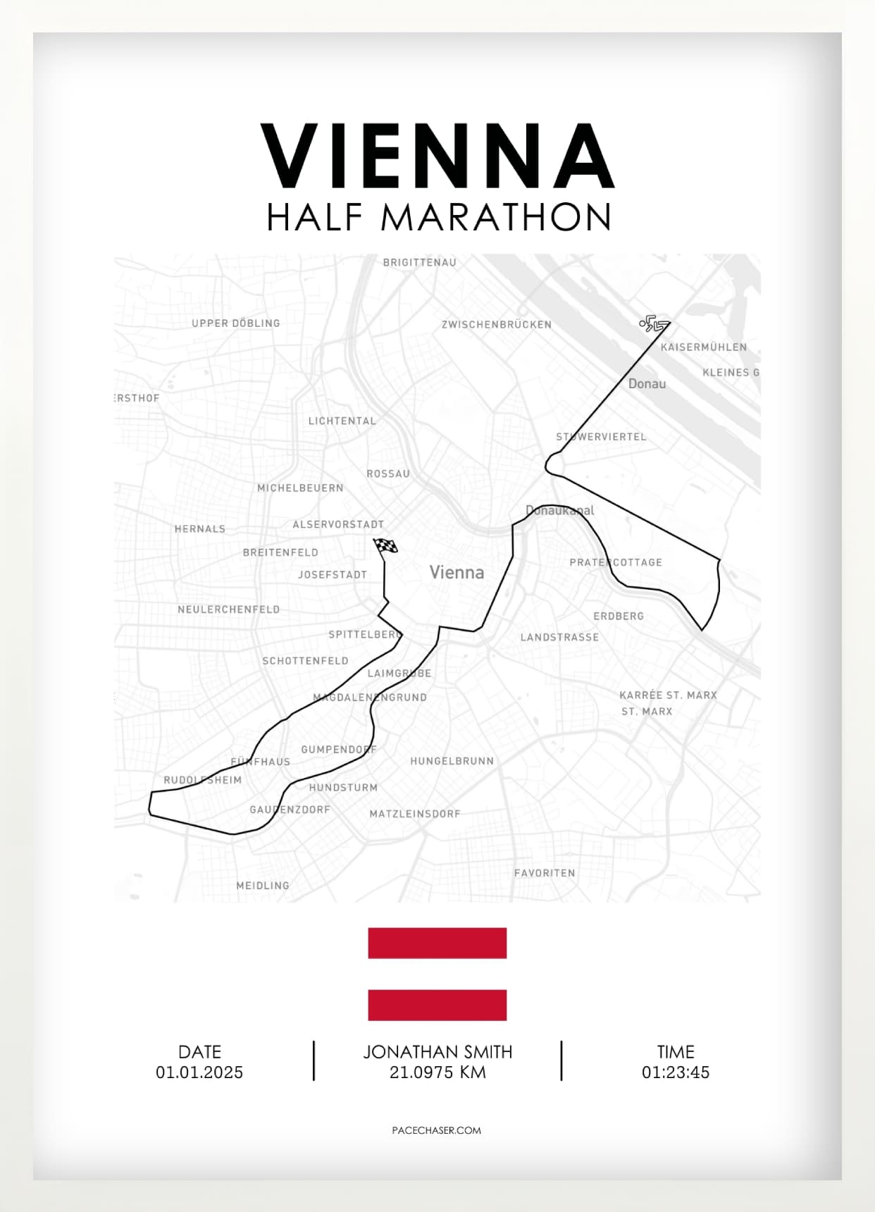 Halbmarathon Wien Poster