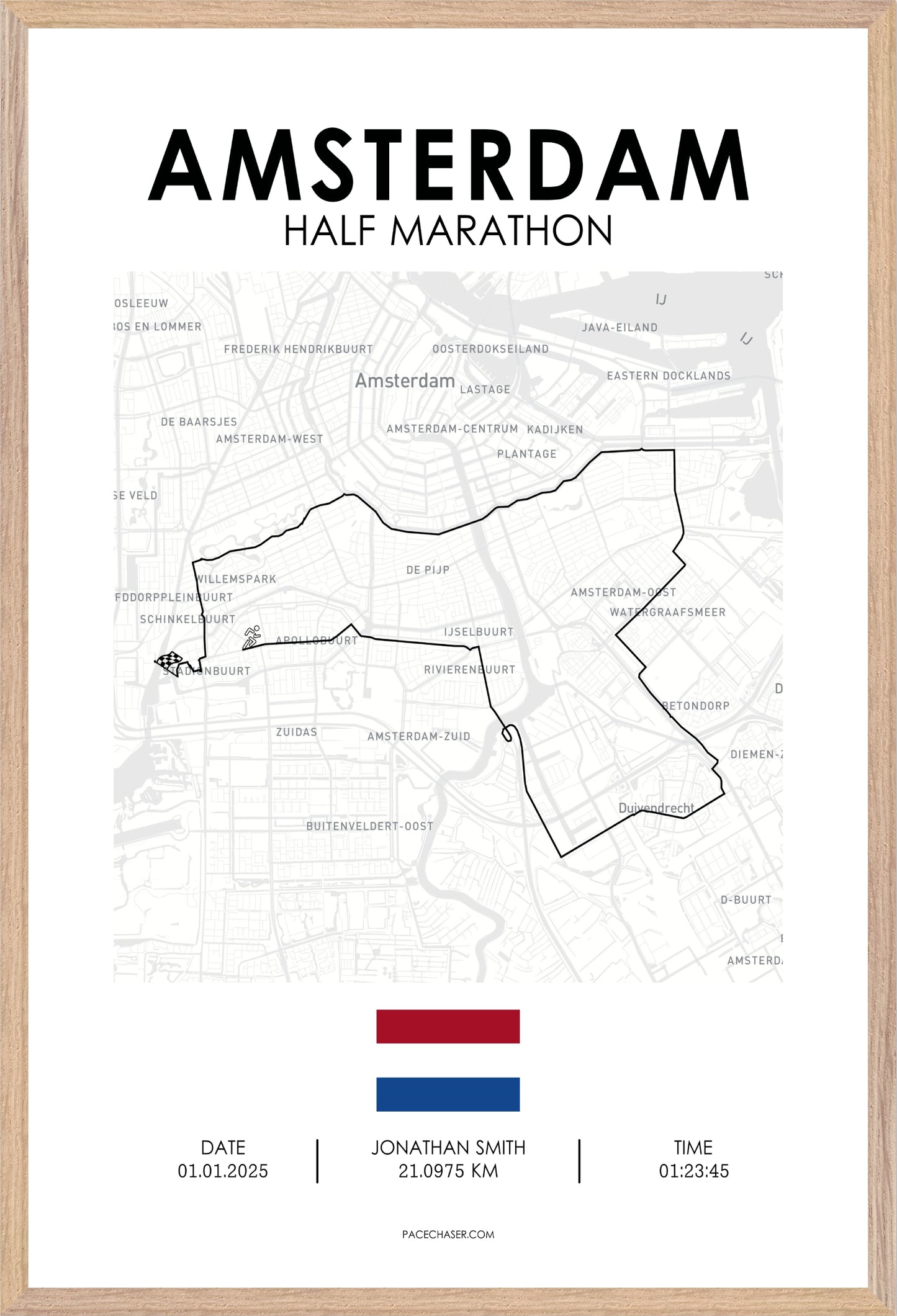 Amsterdam Half Marathon Poster