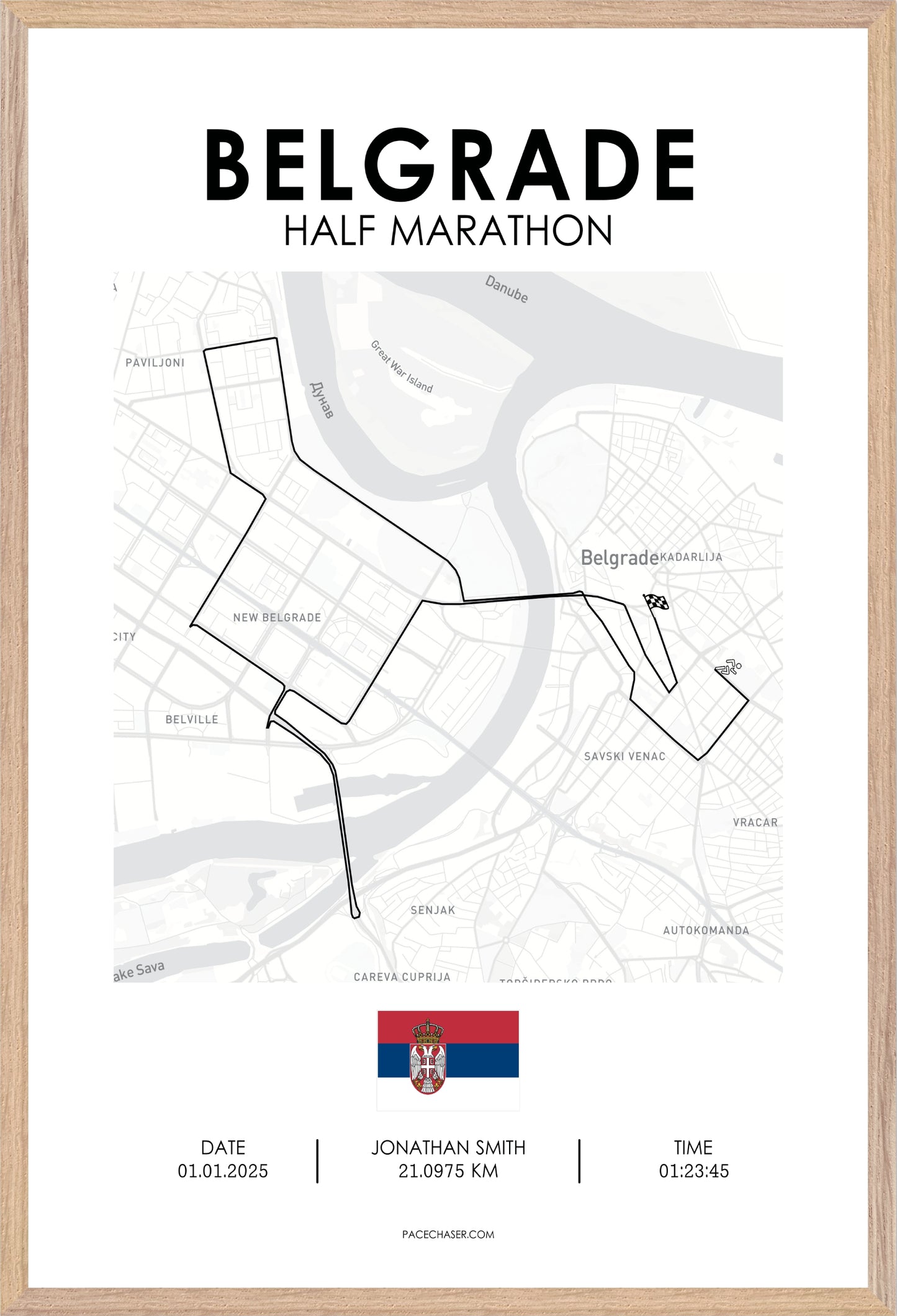 Belgrade Half Marathon Poster