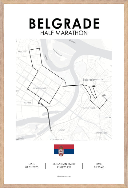 Belgrade Half Marathon Poster