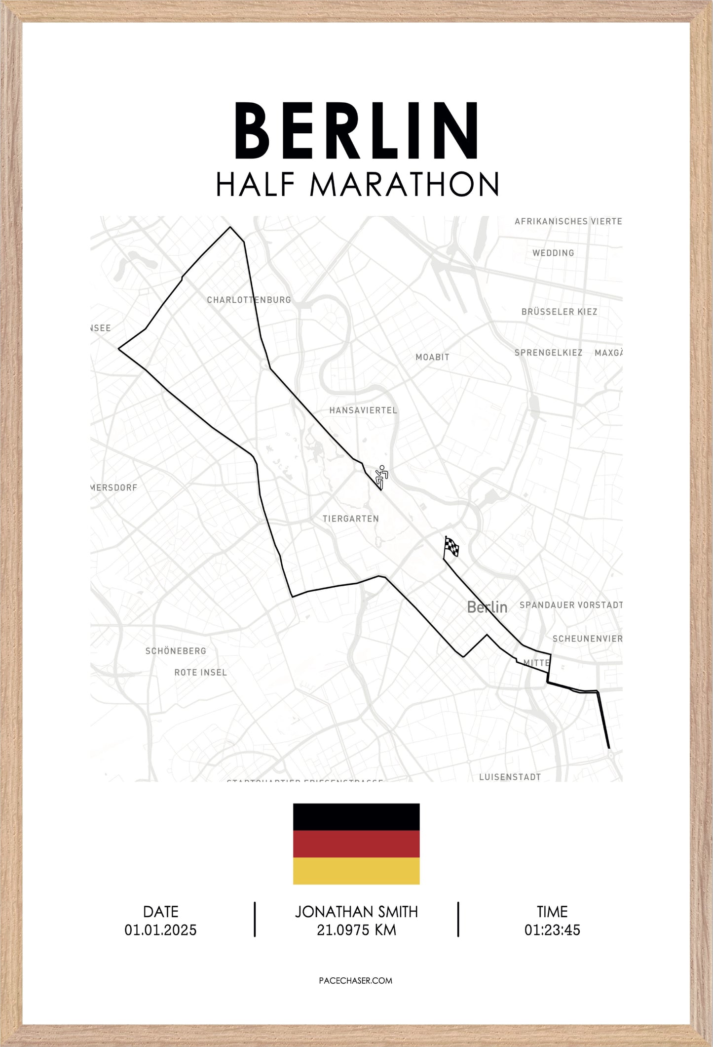 Superhalfs Half Marathon Berlin Poster