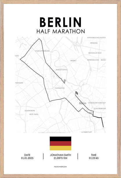 Superhalfs Half Marathon Berlin Poster