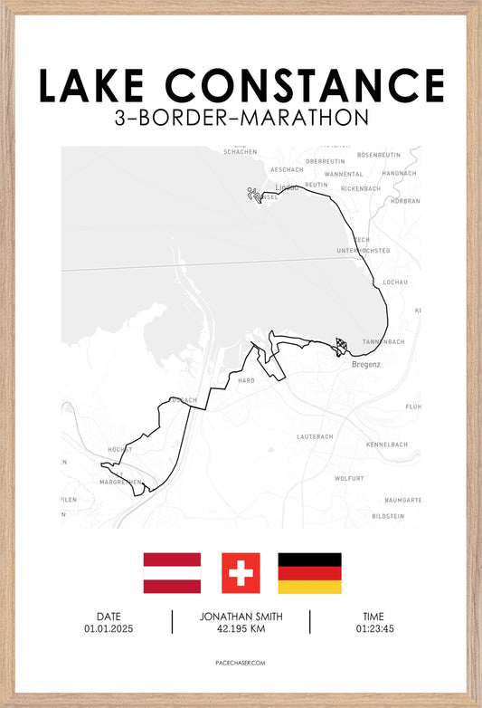 3-Länder-Marathon Bodensee Poster (2025)
