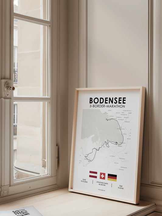 3-Länder-Marathon Bodensee Poster (2025)