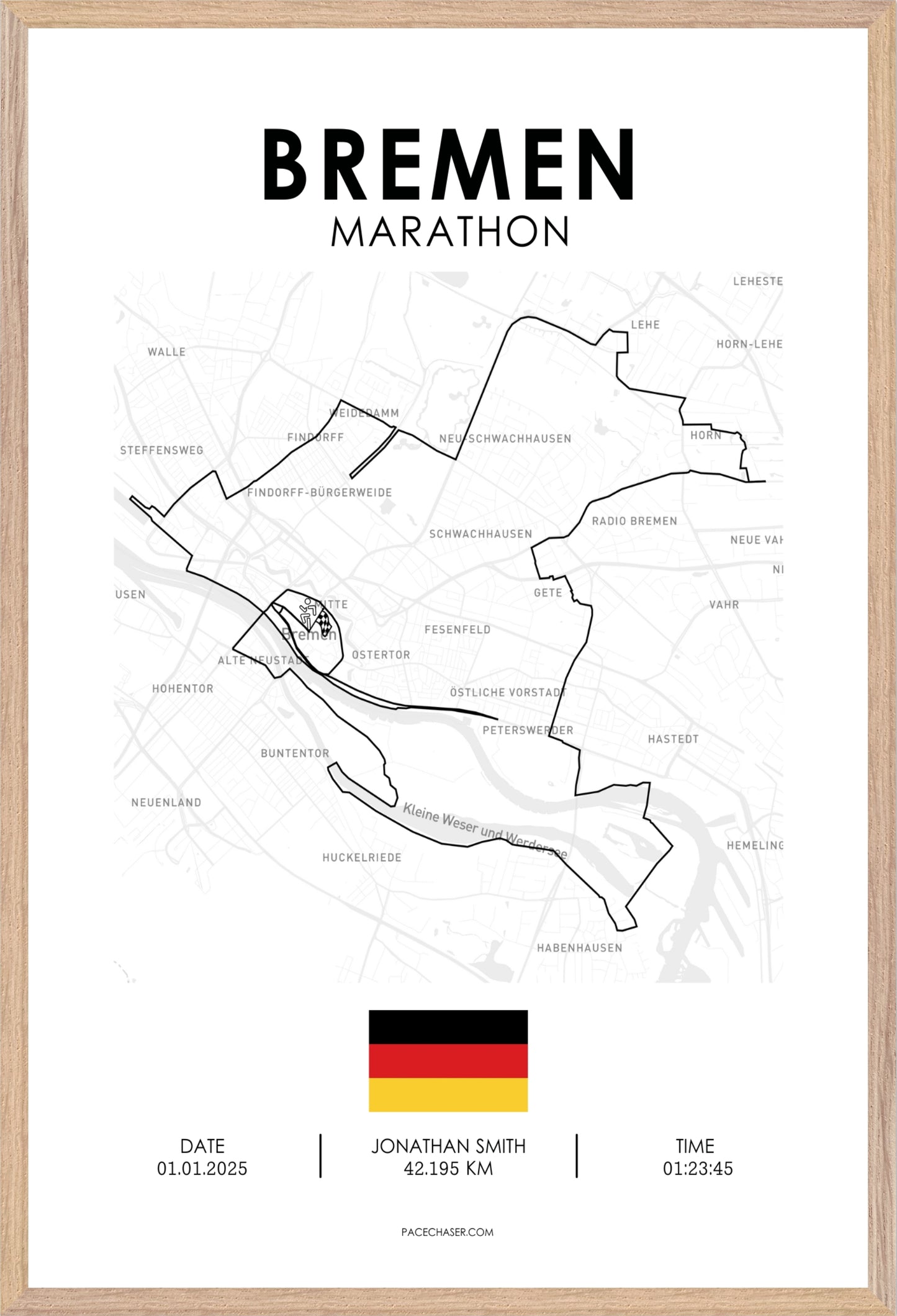 Marathon Bremen Poster (2024, 2025)