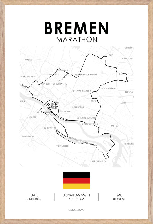 Marathon Bremen Poster (2024, 2025)