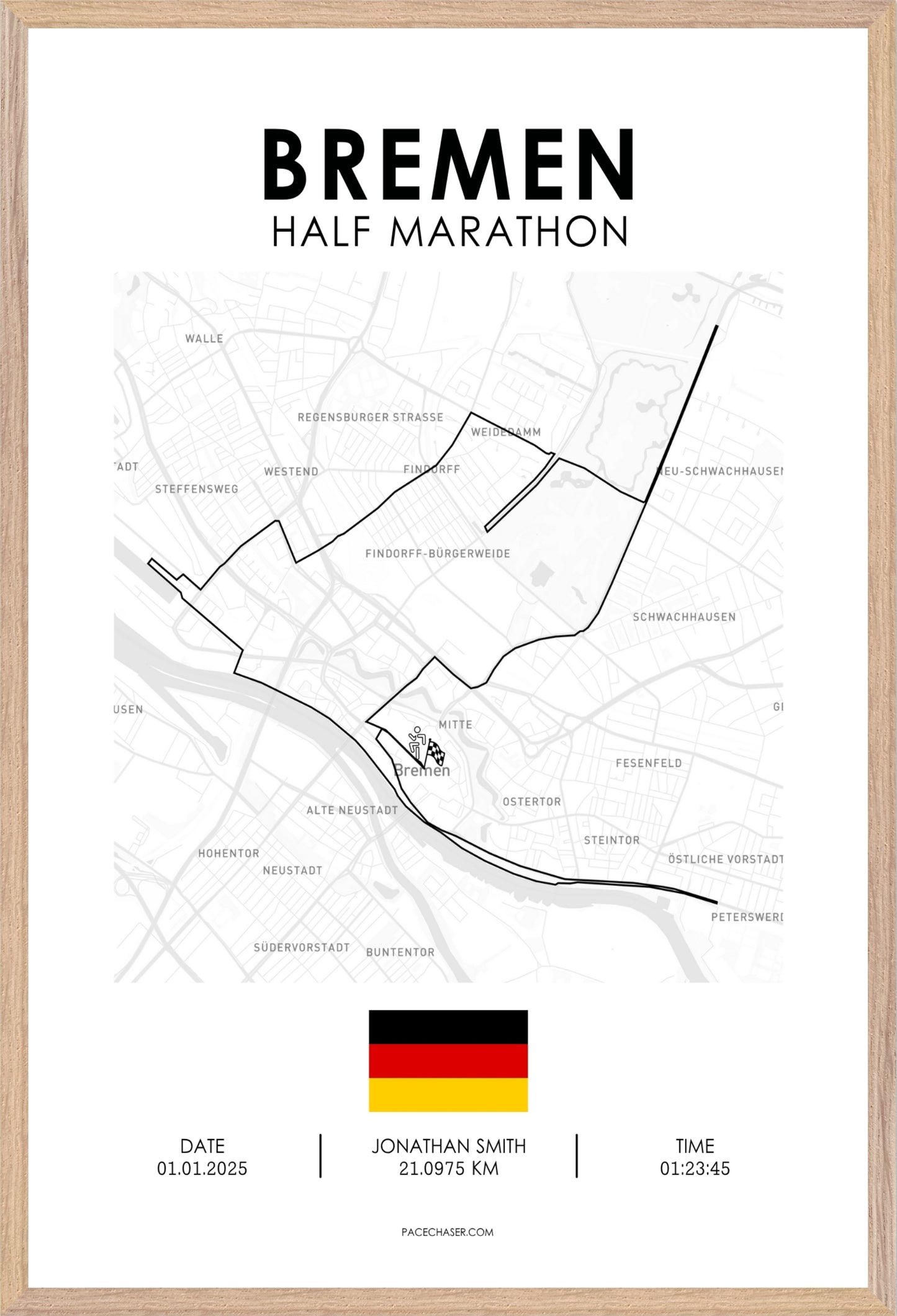 Halbmarathon Bremen Poster (2024,2025)