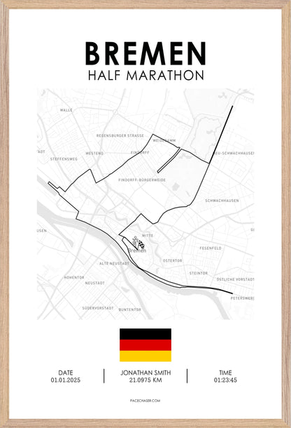 Halbmarathon Bremen Poster (2024,2025)