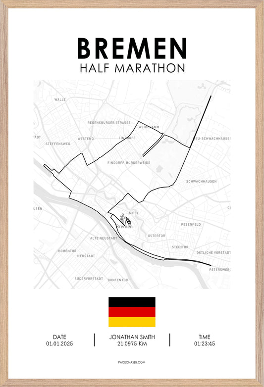 Halbmarathon Bremen Poster (2024,2025)