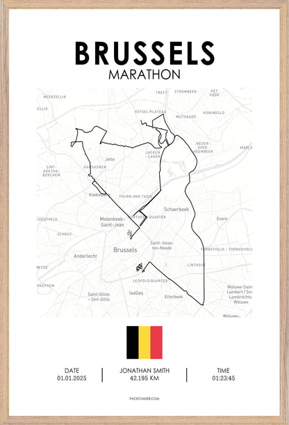 Brussels Marathon Poster