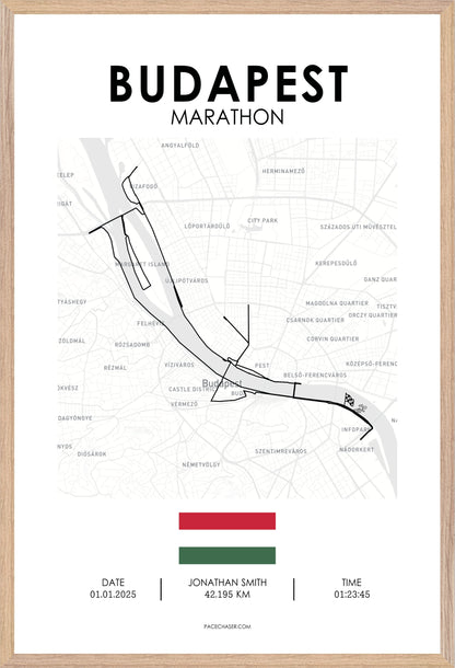 Budapest Marathon Poster
