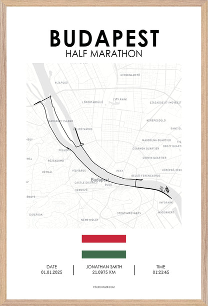 Budapest Half Marathon Poster