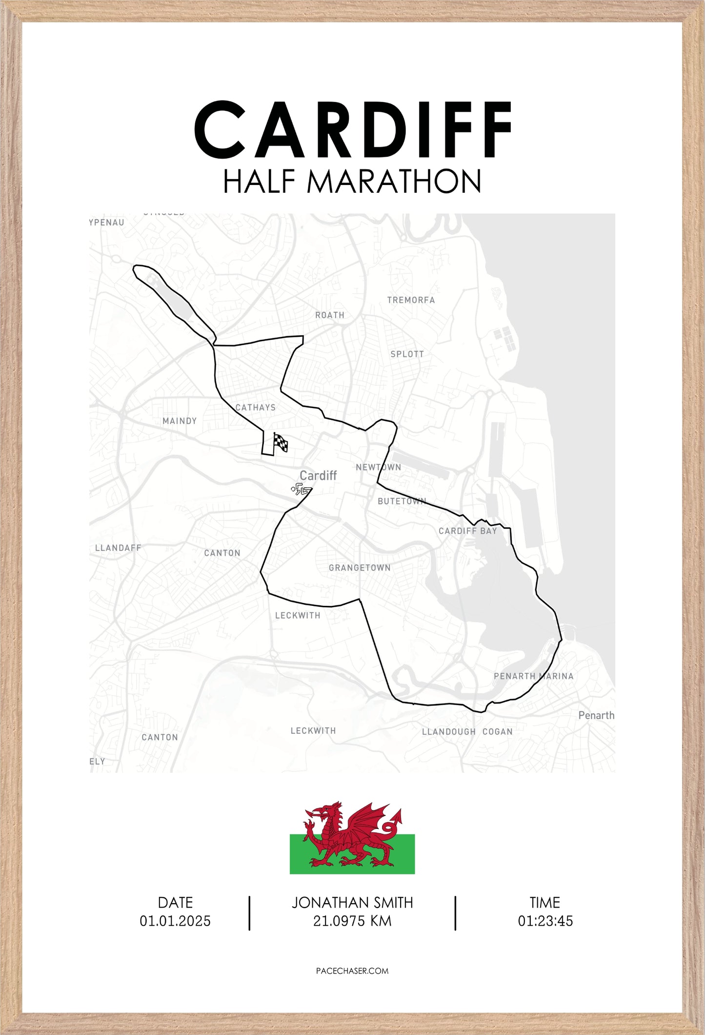 Superhalfs Cardiff Half Marathon Poster