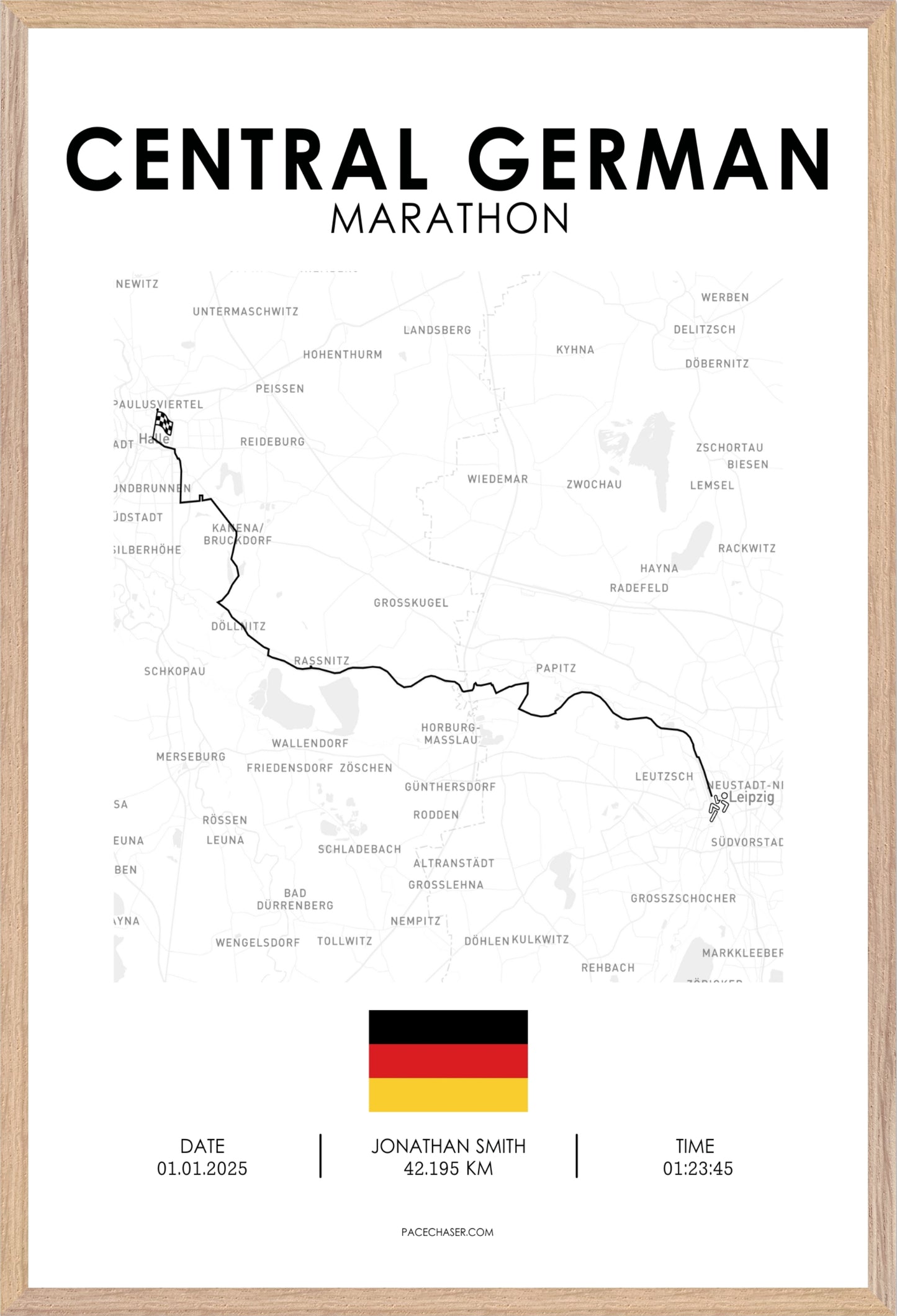 Mitteldeutscher Marathon Poster (2025)