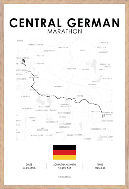 Mitteldeutscher Marathon Poster (2025)