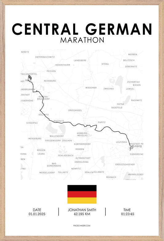 Mitteldeutscher Marathon Poster (2025)