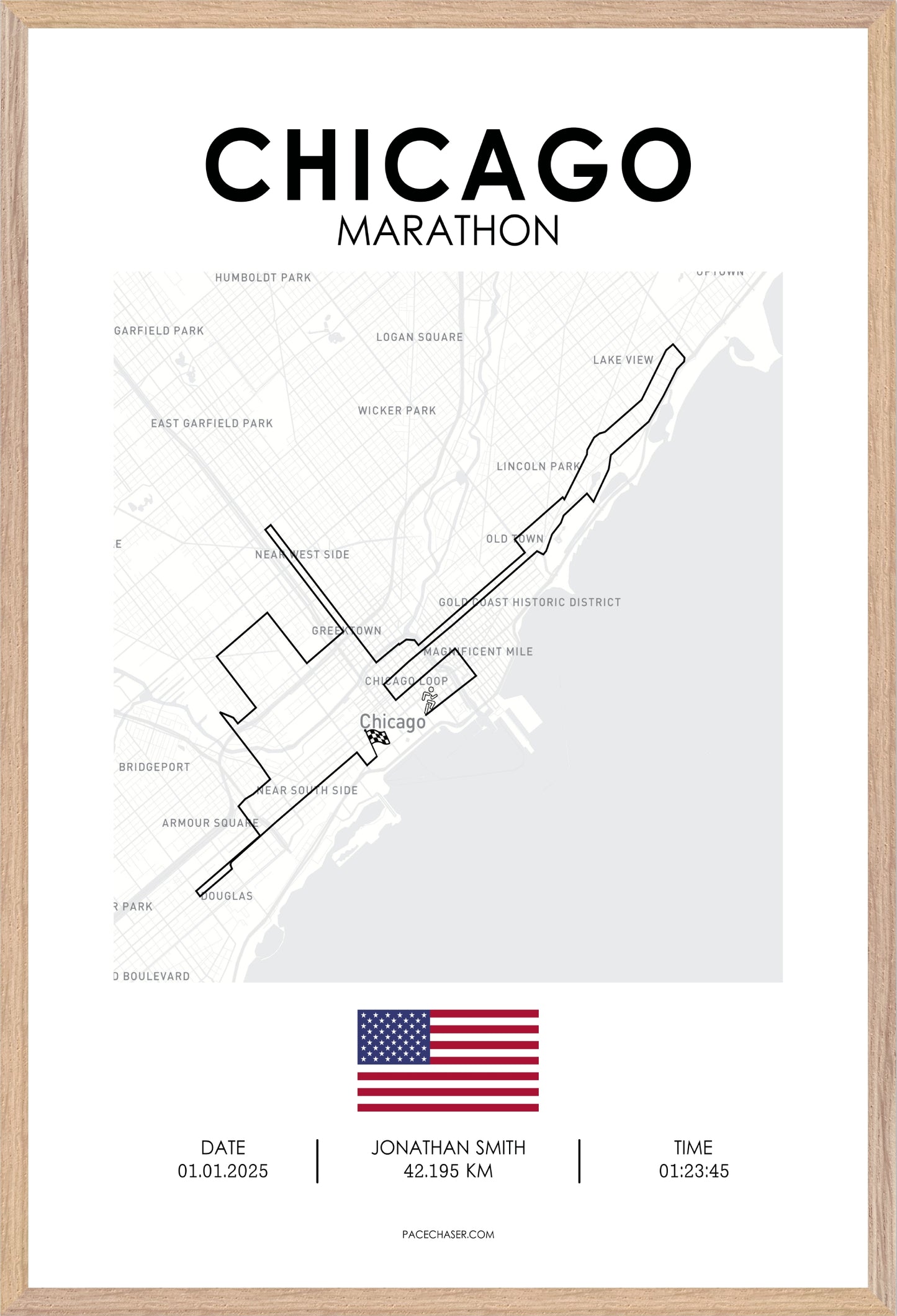 Marathon Majors Chicago Poster