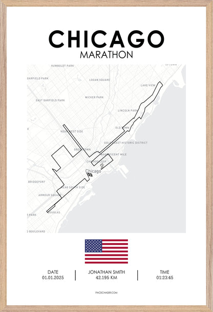 Marathon Majors Chicago Poster