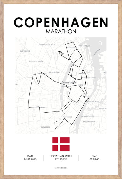 Copenhagen Marathon Poster