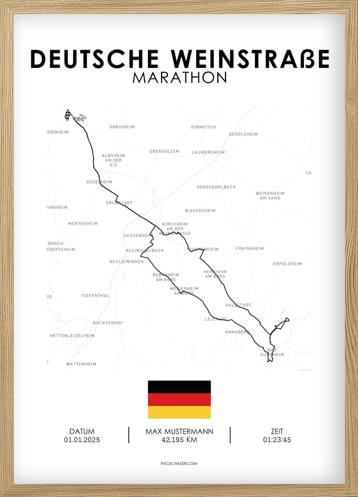 Marathon German Wine Route Poster