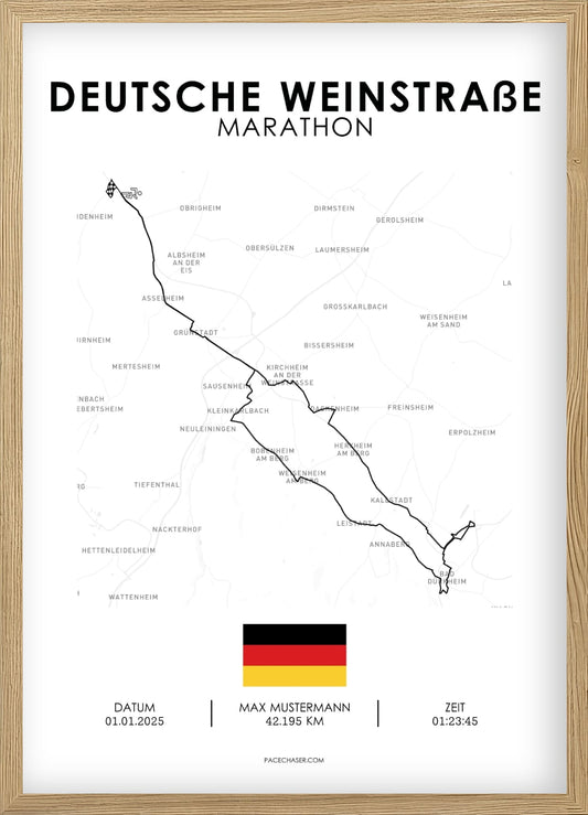 Marathon Deutsche Weinstraße Plakat