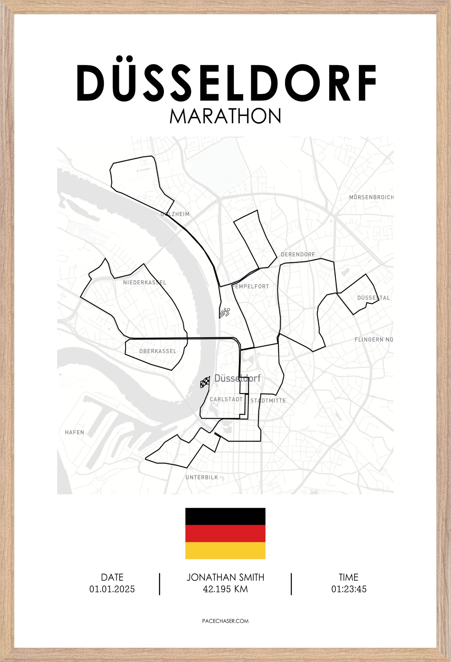 Marathon Düsseldorf Poster
