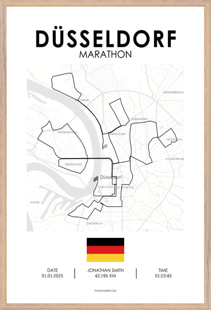 Marathon Düsseldorf Poster