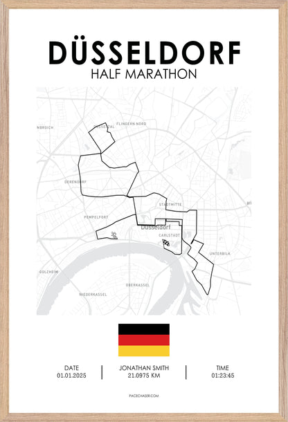 Düsseldorf Half Marathon Poster