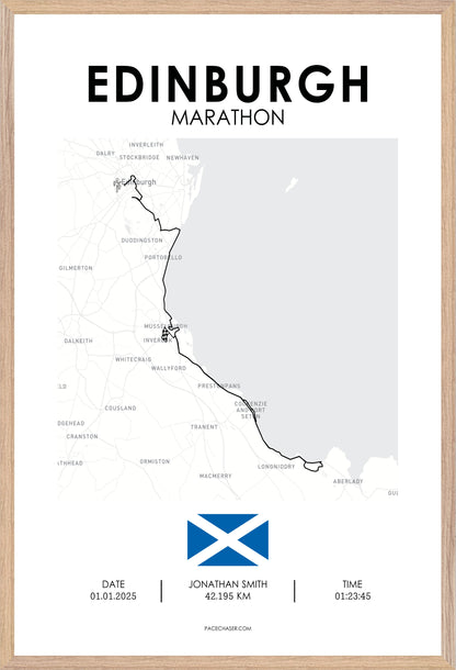 Edinburgh Marathon Poster