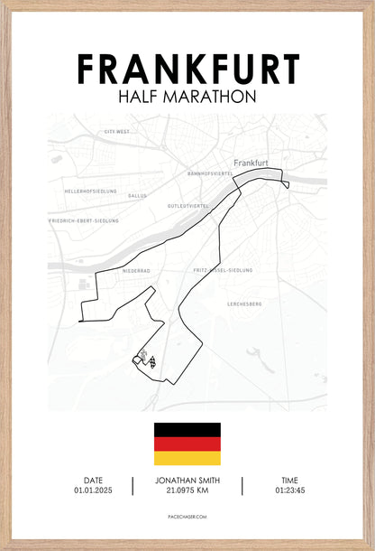 Frankfurt Half Marathon Poster