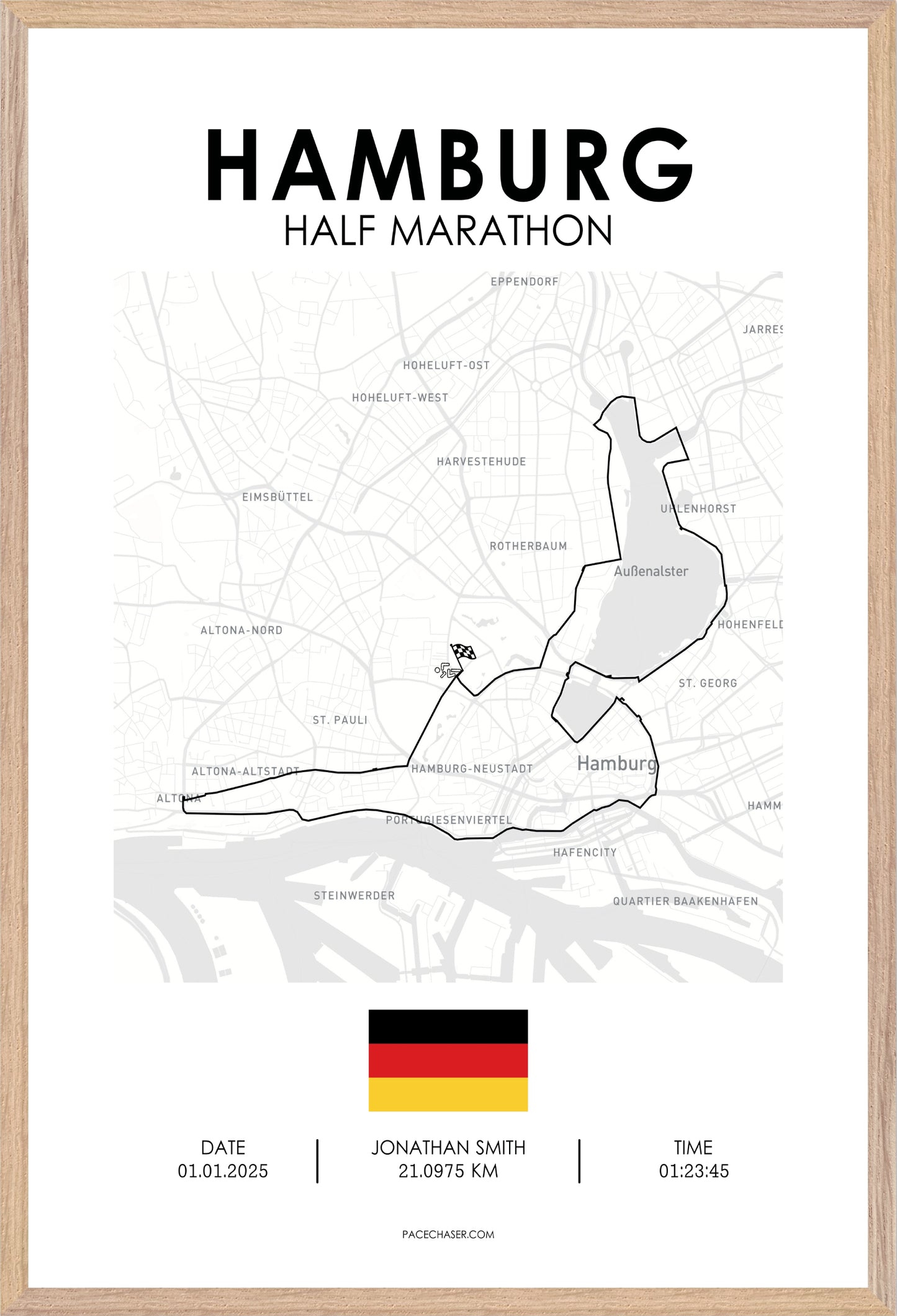 Hamburg Half Marathon Poster