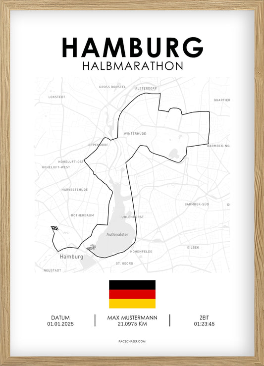 Halbmarathon Hamburg Poster (ab 2026)