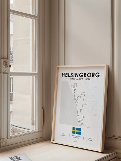 Halbmarathon Helsingborg Poster