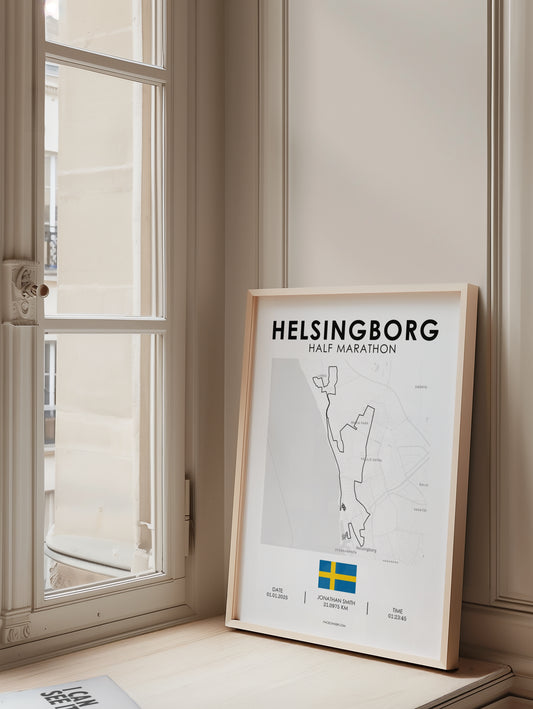 Halbmarathon Helsingborg Poster