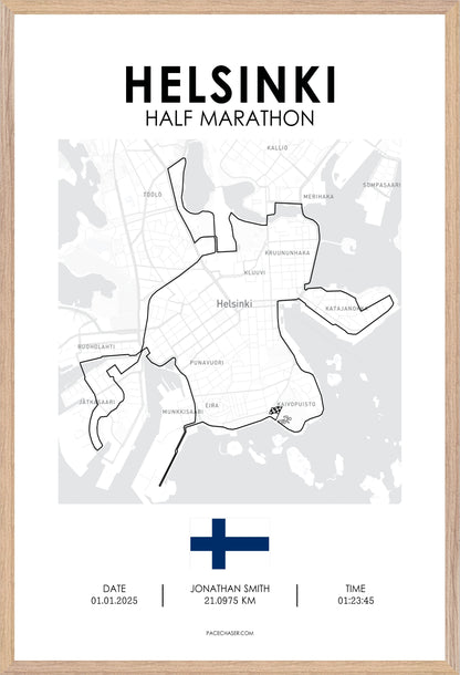 Helsinki Half Marathon Poster