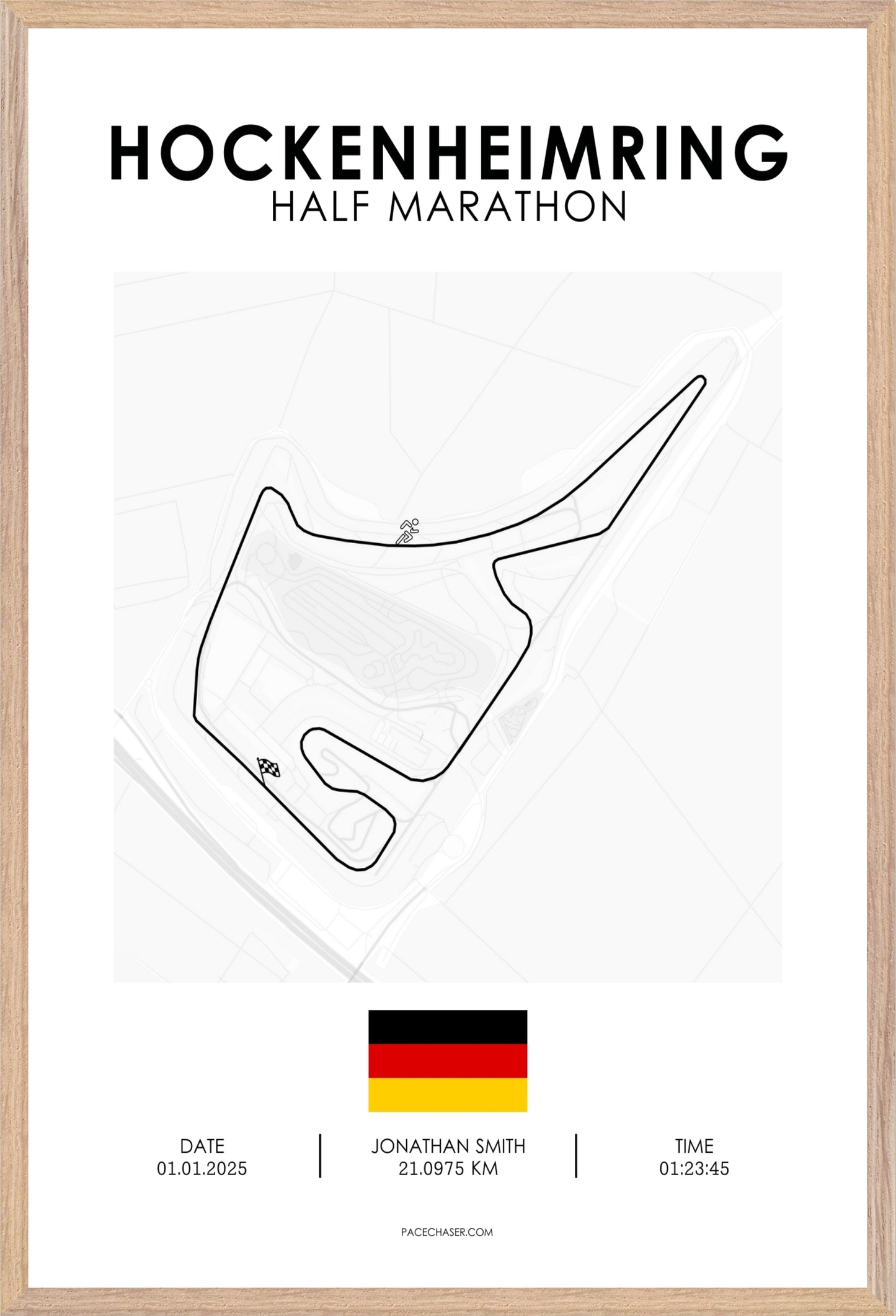 Halbmarathon Hockenheimring Poster (2025)