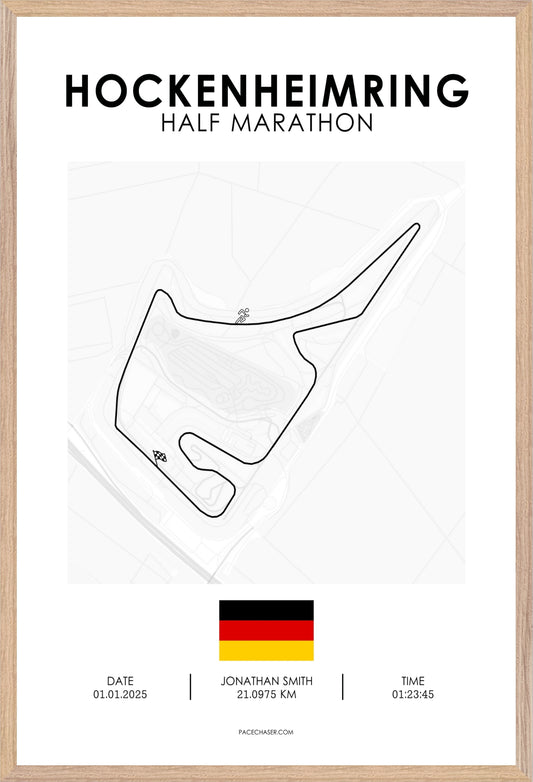 Halbmarathon Hockenheimring Poster (2025)